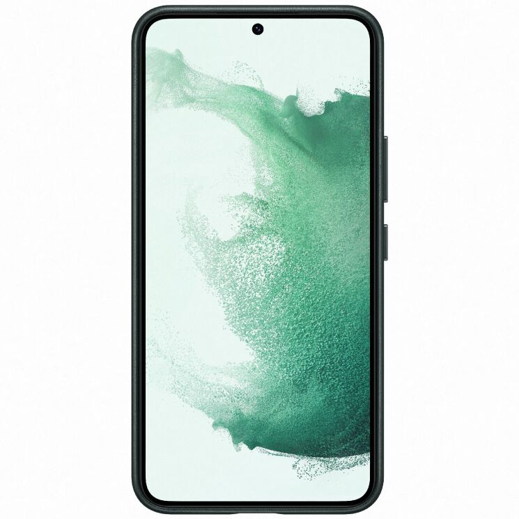Чехол Leather Cover для Samsung Galaxy S22 (S901) EF-VS901LGEGRU - Forest Green: фото 2 из 5