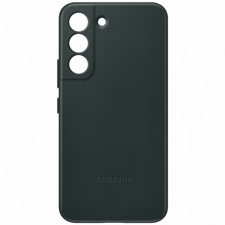 Чехол Leather Cover для Samsung Galaxy S22 (S901) EF-VS901LGEGRU - Forest Green: фото 4 из 5