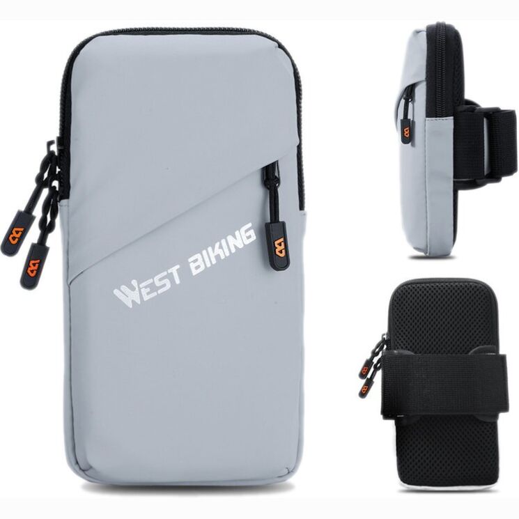 Чехол на руку WEST BIKING Arm Bag - Grey: фото 1 из 10