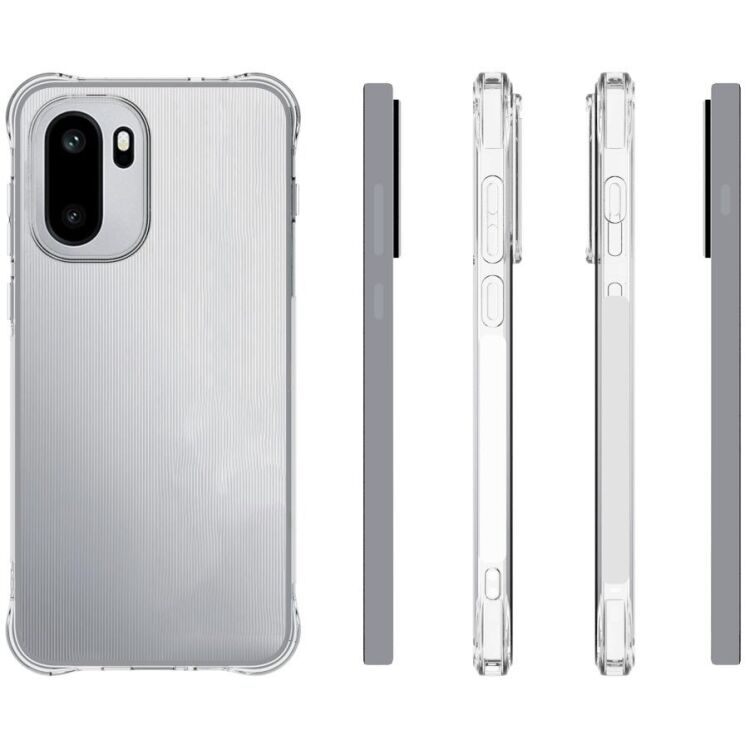 Чехол с усиленными углами UniCase AirBag для OnePlus 15R / Ace 6 / Ace 6T - Transparent: фото 5 из 5