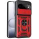 Чехол с защитой камеры Deexe Armor Shield для Google Pixel 11 / 11 Pro - Red (425016R). Фото 1 из 9