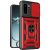 Чехол с защитой камеры Deexe Armor Shield для OnePlus 15R - Red: фото 1 из 8
