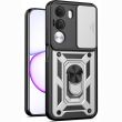 Чохол із захистом камери Deexe Armor Shield для Realme C100i - Silver (412501S)