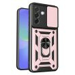 Чехол с защитой камеры Deexe Armor Shield для Samsung Galaxy A27 (A276) - Rose Gold (408623RG)