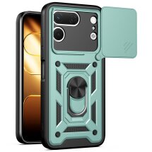 Чохол із захистом камери Deexe Armor Shield для TECNO Spark 50 Pro - Green: фото 1 з 9