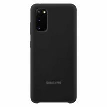 Чехол Silicone Cover для Samsung Galaxy S20 (G980) EF-PG980TBEGRU - Black: фото 1 из 3