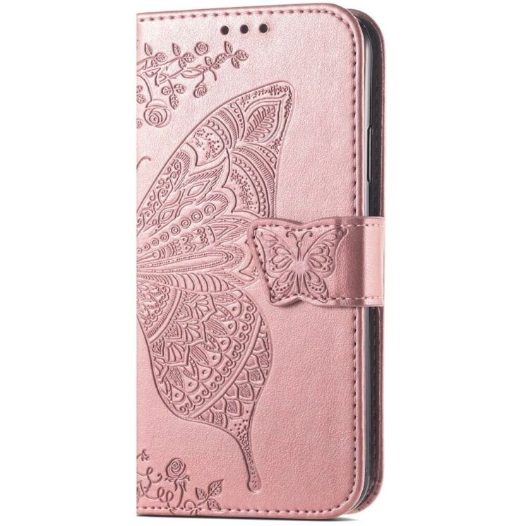 Чехол UniCase Butterfly Pattern для Honor 200 Pro - Rose Gold: фото 6 из 7