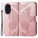 Чехол UniCase Butterfly Pattern для Honor 200 Pro - Rose Gold (362142RG). Фото 1 из 7