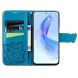 Чехол UniCase Butterfly Pattern для Honor 90 Lite - Blue (347331L). Фото 2 из 6
