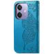 Чехол UniCase Butterfly Pattern для OPPO A3x / A3 / A40m - Blue (365327L). Фото 6 из 7