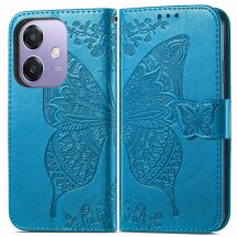 Чехол UniCase Butterfly Pattern для OPPO A3x / A3 / A40m - Blue: фото 1 из 7