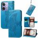 Чехол UniCase Butterfly Pattern для OPPO A3x / A3 / A40m - Blue (365327L). Фото 4 из 7