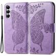 Чехол UniCase Butterfly Pattern для Samsung Galaxy A05s (A057) - Light Purple (340350LV)