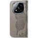 Чехол UniCase Butterfly Pattern для Xiaomi Redmi Note 14 Pro Plus - Grey (373218H). Фото 5 из 9