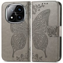 Чехол UniCase Butterfly Pattern для Xiaomi Redmi Note 14 Pro Plus - Grey: фото 1 из 9
