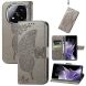 Чехол UniCase Butterfly Pattern для Xiaomi Redmi Note 14 Pro Plus - Grey (373218H). Фото 6 из 9