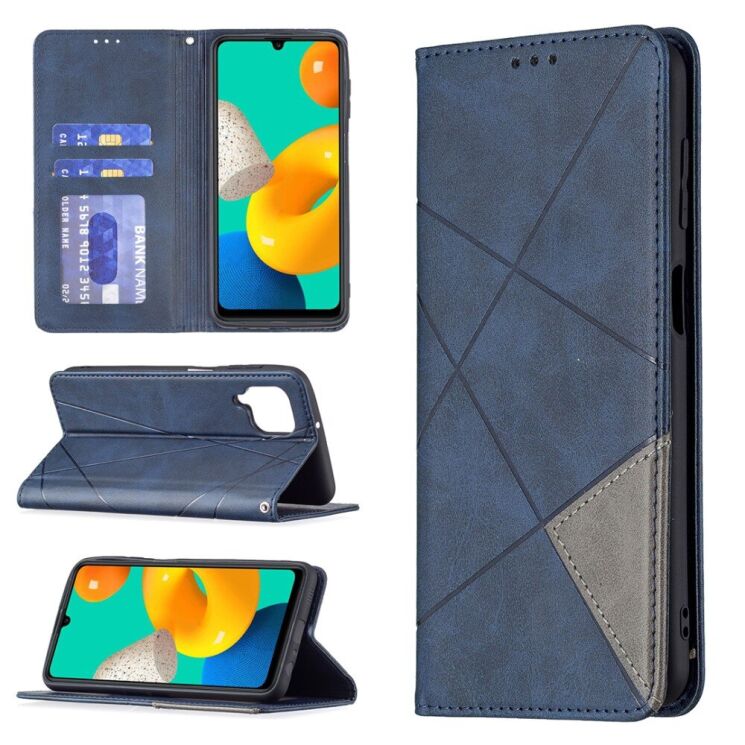 Чехол UniCase Geometric Pattern для Samsung Galaxy M32 (M325) - Blue: фото 1 из 6