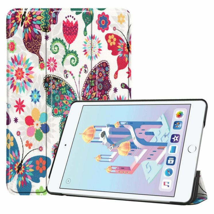 Чохол UniCase Life Style для Apple iPad mini (2019) - Butterflies and Flowers: фото 1 з 9