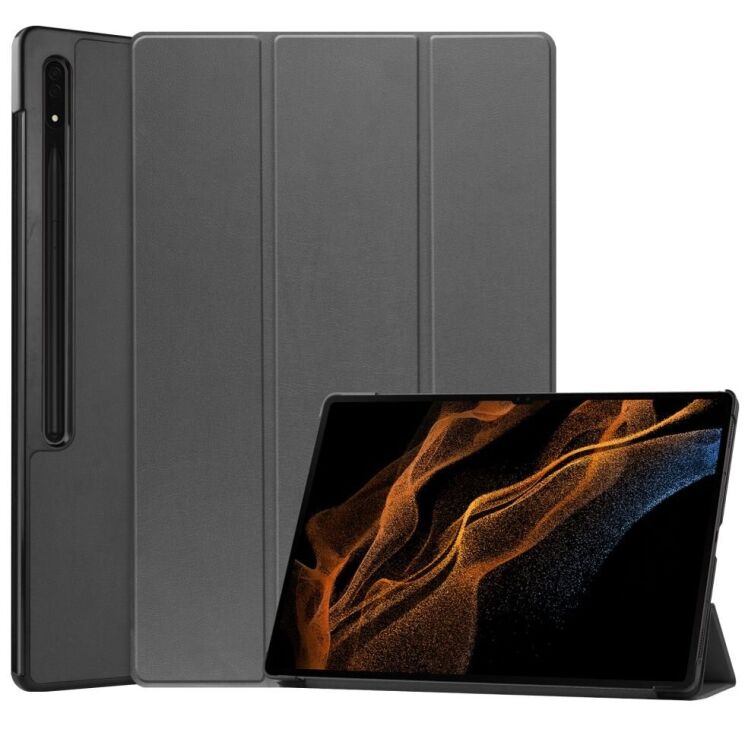 Чехол UniCase Slim для Samsung Galaxy Tab S10 Ultra - Grey: фото 1 из 11