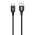 Кабель 2E Glow USB to Type-C (3A, 1m) - Black: фото 1 з 4