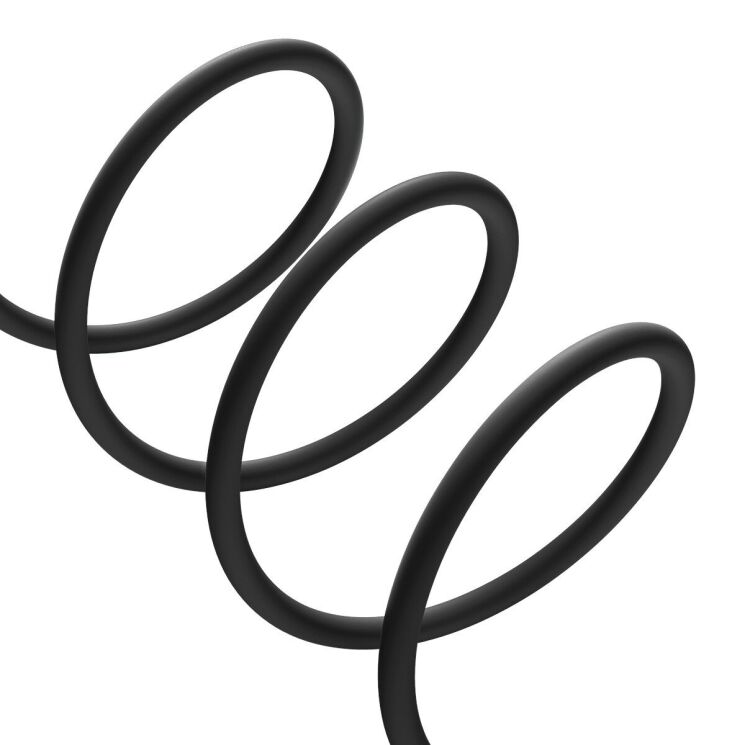 Кабель Baseus Pudding Series Type-C to Lightning (20W, 1.2m) P10355701111-00 - Black: фото 5 з 27