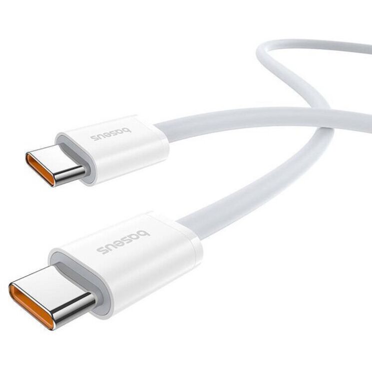 Кабель Baseus Superior Series 2 Type-C to Type-C (100W, 1m) P10365200211-03 - White: фото 3 з 13