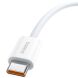 Кабель Baseus Superior Series 2 Type-C to Type-C (100W, 1m) P10365200211-03 - White (896261W). Фото 6 з 13