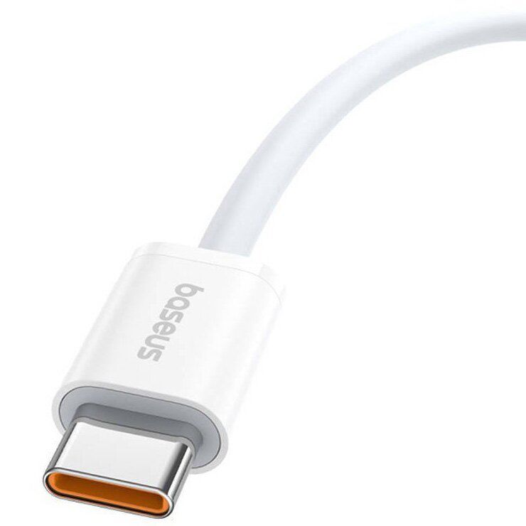 Кабель Baseus Superior Series 2 Type-C to Type-C (100W, 1m) P10365200211-03 - White: фото 6 з 13