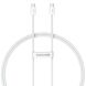 Кабель Baseus Superior Series 2 Type-C to Type-C (100W, 1m) P10365200211-03 - White (896261W). Фото 1 з 13