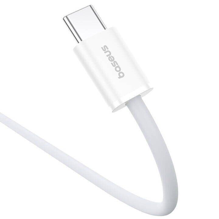 Кабель Baseus Superior Series 2 Type-C to Type-C (100W, 1m) P10365200211-03 - White: фото 4 з 13