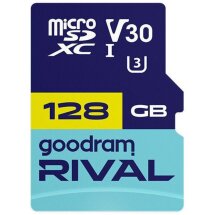 Картка пам&rsquo;ятi GOODRAM MicroSDXC Rival 128GB V30 UHS I U3 R100 + адаптер (GGSM3AA-1280R12): фото 1 з 6