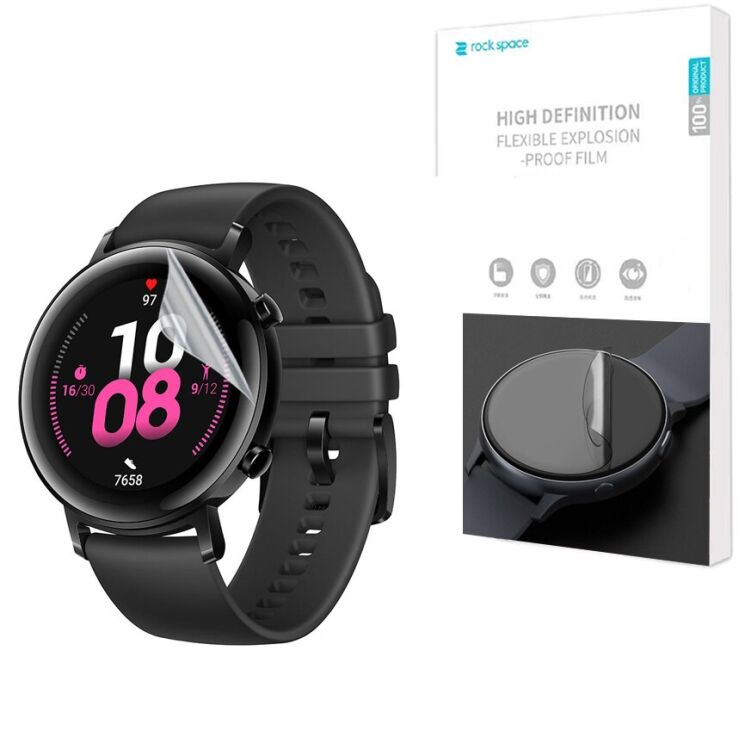 Комплект плівок (6 шт) RockSpace Watch Film для Huawei Watch GT2 42mm: фото 1 з 6