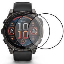 Комплект защитных пленок Deexe Protector Film для Garmin Fenix 8 (51mm) - Black: фото 1 из 5