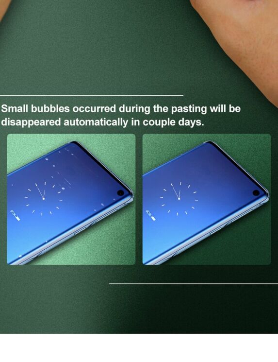 Комплект защитных пленок IMAK Full Coverage Hydrogel Film для Samsung Galaxy A33 (A336): фото 9 из 15