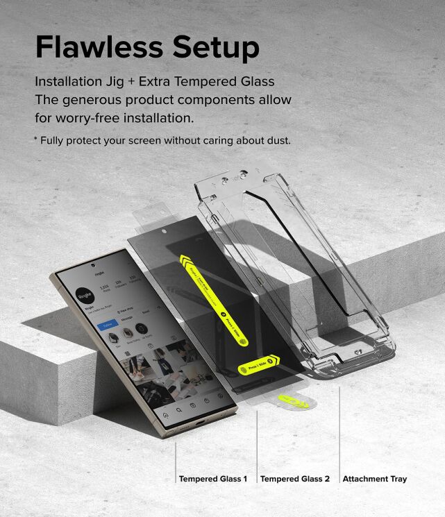 Комплект захисних стекол (2шт) Ringke Easy Slide Privacy для Samsung Galaxy S24 Ultra (S928) 8809961785436 (375851) Комплект захисних стекол (2шт) Ringke Easy Slide Privacy для Samsung Galaxy S24 Ultra (S928) 8809961785436: фото 6 з 18