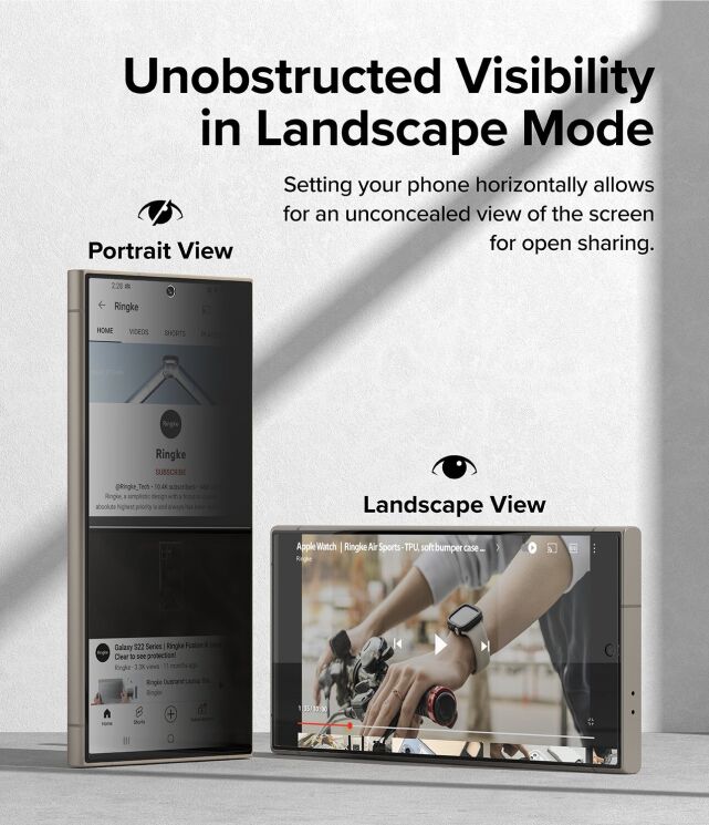 Комплект захисних стекол (2шт) Ringke Easy Slide Privacy для Samsung Galaxy S24 Ultra (S928) 8809961785436 (375851) Комплект захисних стекол (2шт) Ringke Easy Slide Privacy для Samsung Galaxy S24 Ultra (S928) 8809961785436: фото 8 з 18