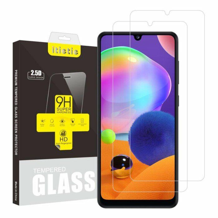 Комплект захисних стекол ITIETIE 2.5D 9H для Samsung Galaxy A31 (A315) -: фото 1 з 5