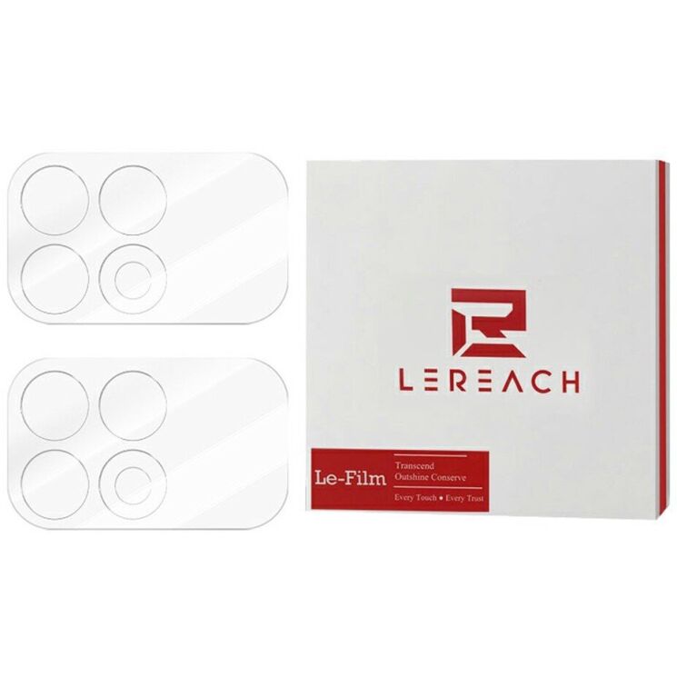 Комплект захисного скла на камеру LEREACH Camera Lens Protector для Xiaomi Poco F8 Pro - Transparent: фото 1 з 10