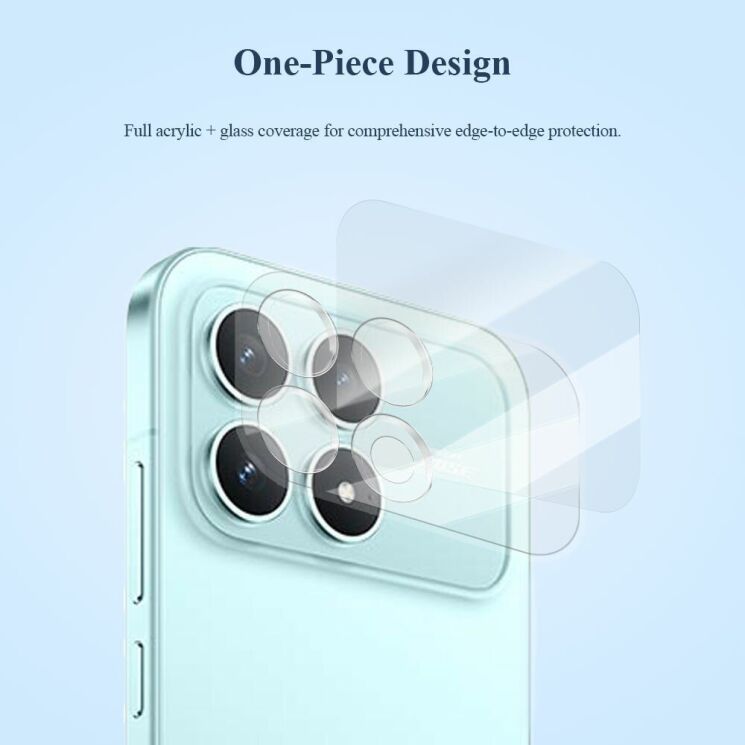 Комплект захисного скла на камеру LEREACH Camera Lens Protector для Xiaomi Poco F8 Pro - Transparent: фото 4 з 10