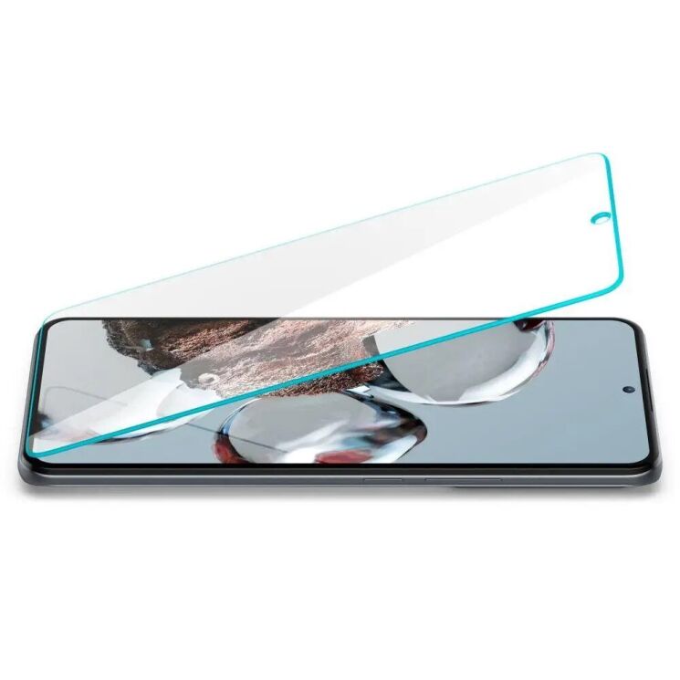 Комплект захисних стекол Spigen (SGP) GLAS.tR SLIM для Xiaomi 12T / 12T Pro + ГЕЛЬ: фото 3 з 10