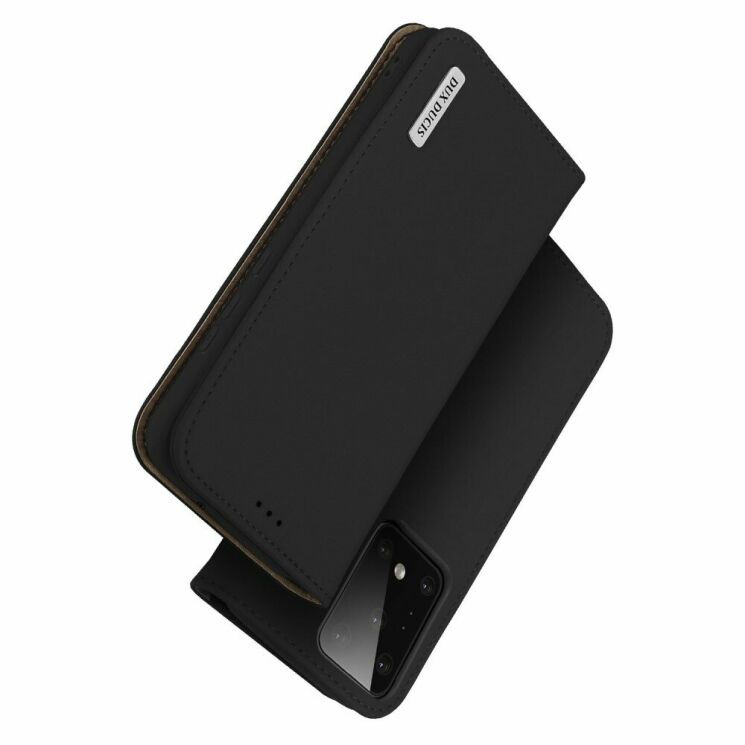 Кожаный чехол DUX DUCIS Wish Series для Samsung Galaxy S20 Ultra (G988) - Black: фото 2 из 19