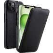 Шкіряний чохол MELKCO Jacka Type для Apple iPhone 15 - Black (339929B)