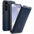 Кожаный чехол MELKCO Jacka Type для Samsung Galaxy S26 (S942) - Blue (407293L)