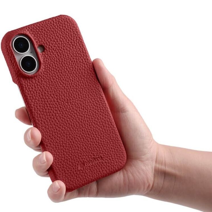 Шкіряний чохол MELKCO Leather Case для Apple iPhone 16 - Black: фото 5 з 5