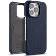 Кожаный чехол MELKCO Leather Case для Apple iPhone 16 Pro Max - Dark Blue (360424DB)