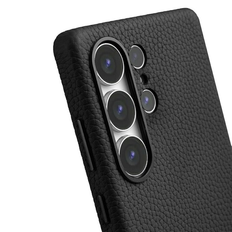 Кожаный чехол MELKCO Leather Case Magnetic для Samsung Galaxy S25 Ultra (S938) - Black: фото 5 из 10