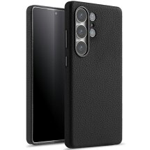 Кожаный чехол MELKCO Leather Case Magnetic для Samsung Galaxy S25 Ultra (S938) - Black: фото 1 из 10