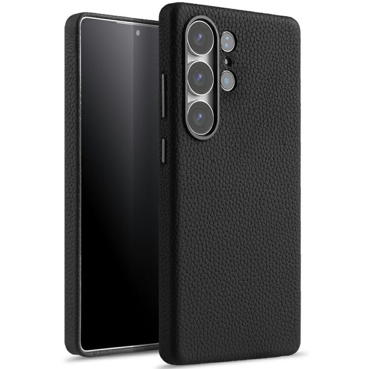 Кожаный чехол MELKCO Leather Case Magnetic для Samsung Galaxy S25 Ultra (S938) - Black: фото 1 из 10