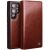 Шкіряний чохол QIALINO Wallet Case для Samsung Galaxy S25 Ultra (S938) - Brown: фото 1 з 7