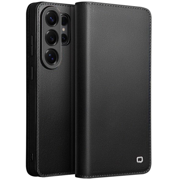 Кожаный чехол QIALINO Wallet Case для Samsung Galaxy S26 Ultra - Black (404449B) Кожаный чехол QIALINO Wallet Case для Samsung Galaxy S26 Ultra - Black: фото 1 из 14